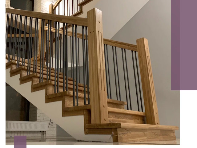 Реставрация деревянных и металлических лестниц в Сосновоборске