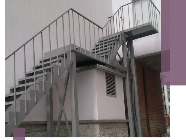 Монтаж пожарных лестниц под ключ в Сосновоборске с гарантией качества