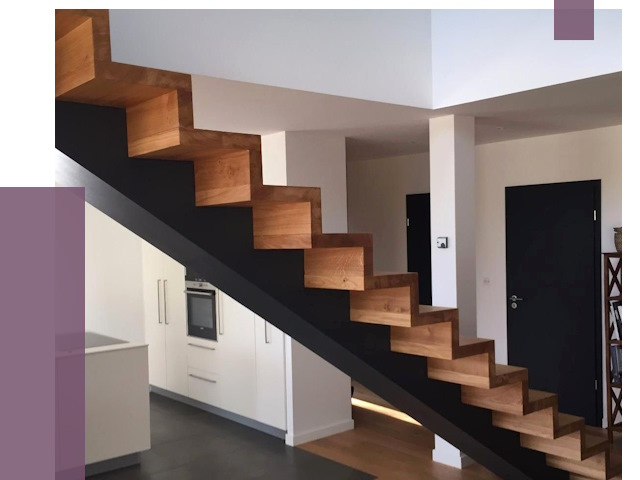 Изготовление деревянных лестниц в Сосновоборске от 87933 руб. | ПРОЛЁТ-Ссб