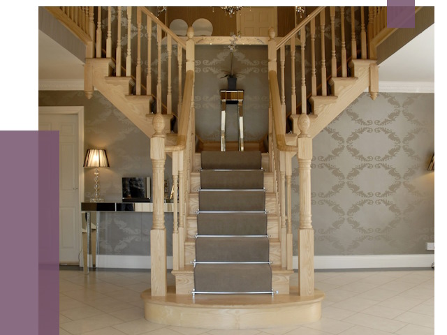 Монтаж деревянных лестниц в Сосновоборске от 7707 руб. 