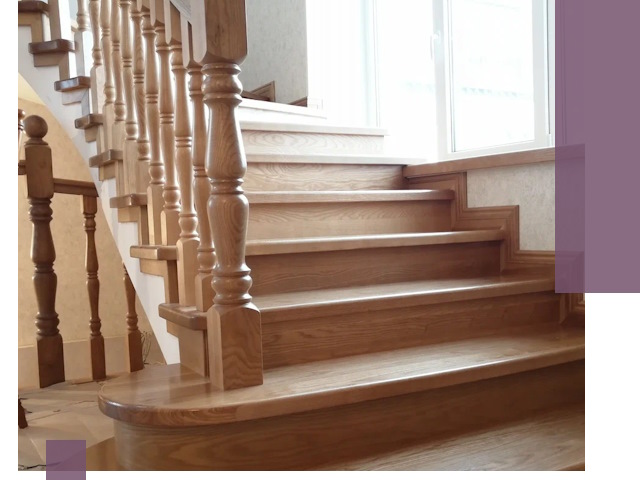 Реставрация деревянных лестниц в Сосновоборске — качественно и быстро