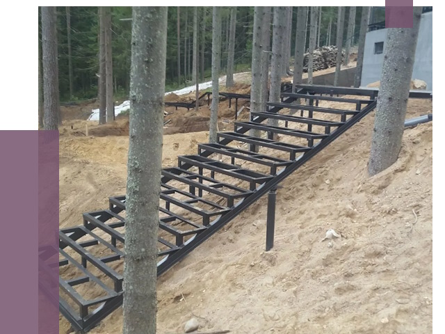 Монтаж металлических лестниц в Сосновоборске от 13707 руб. 