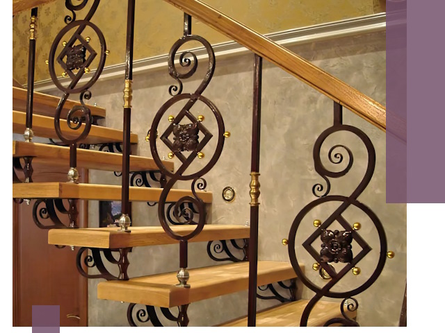 Изготовление кованых лестниц под ключ в Сосновоборске