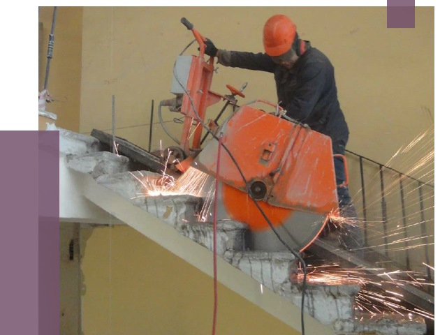 Демонтаж бетонных лестниц в Сосновоборске от 4655 руб. за м2 | ПРОЛЁТ-Ссб