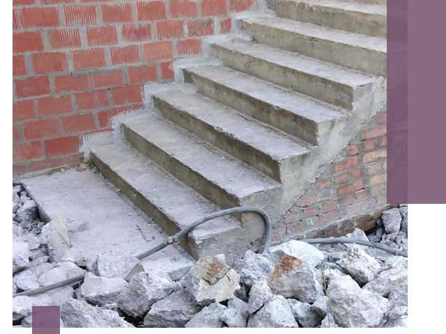 Демонтаж бетонных лестниц в Сосновоборске: быстро и безопасно