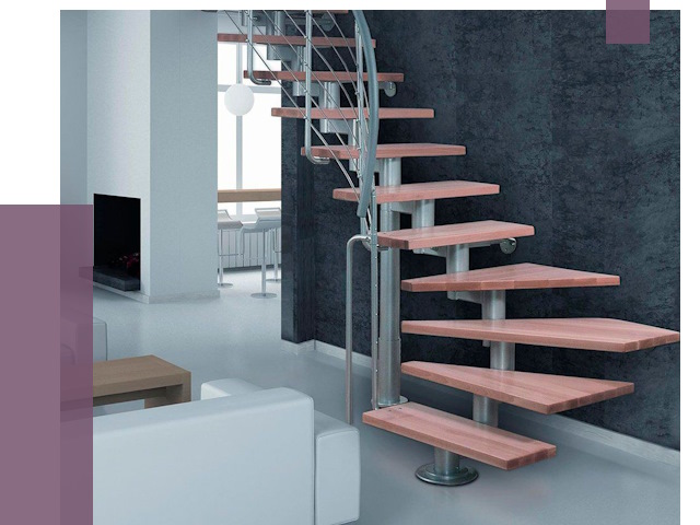 Модульные лестницы в Сосновоборске от 17069 руб. — купить в ПРОЛЁТ-Ссб