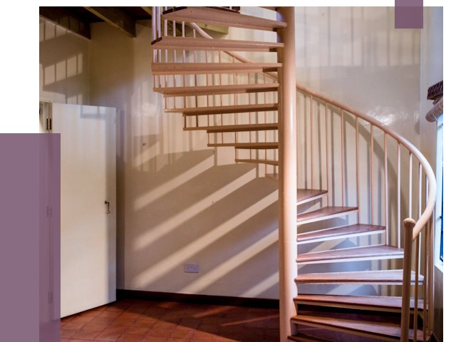 Изготовление винтовых лестниц на заказ в Сосновоборске от 77070 руб. | ПРОЛЁТ-Ссб