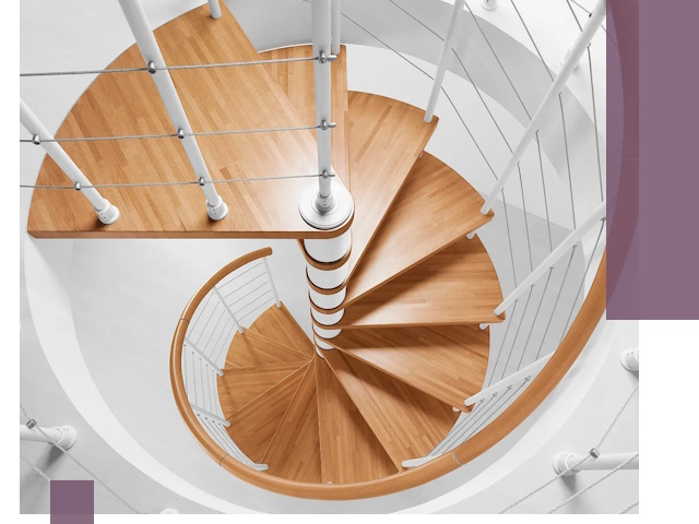 Изготовление винтовых лестниц под ключ в Сосновоборске