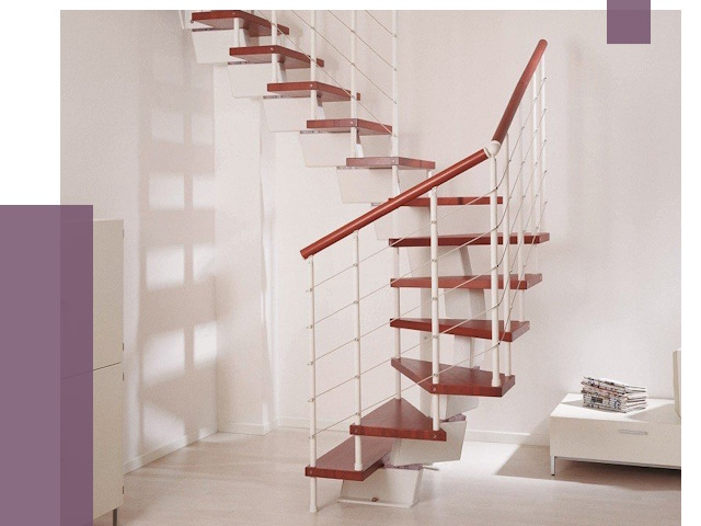 Изготовление лестниц на больцах в Сосновоборске от 9828 руб. | ПРОЛЁТ-Ссб