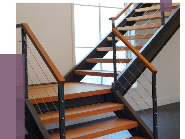 Изготовление лестниц на металлокаркасе в Сосновоборске от 19138 руб. | ПРОЛЁТ-Ссб