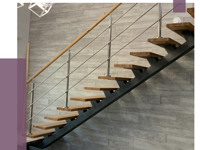 Изготовление лестниц на монокосоуре в Сосновоборске от 77070 руб. 