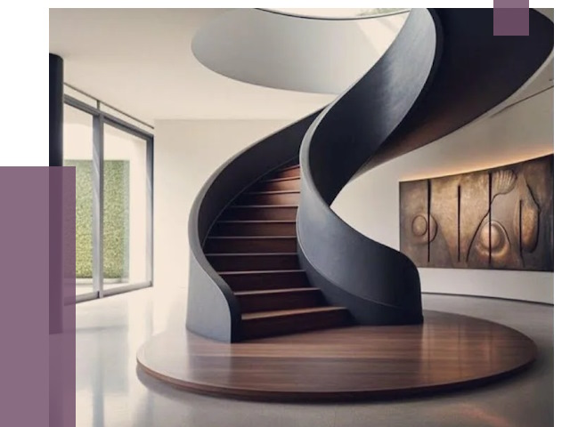 Элитные лестницы под заказ в Сосновоборске от 191383 руб. — ПРОЛЁТ-Ссб