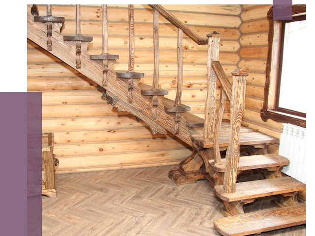 Лестницы в баню в Сосновоборске от 19345 руб. — изготовление | ПРОЛЁТ-Ссб