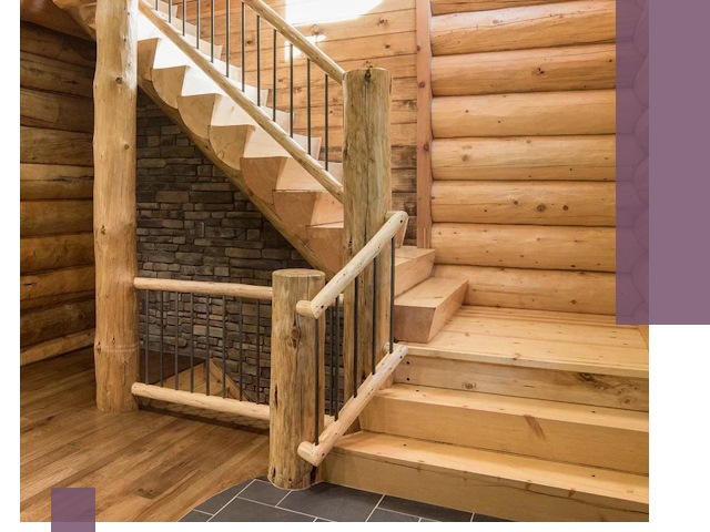 Лестницы в баню под заказ и профессиональный монтаж в Сосновоборске