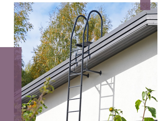 Лестницы на крышу в Сосновоборске от 19345 руб. — монтаж и монтаж ПРОЛЁТ-Ссб