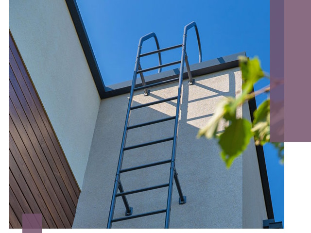 Лестницы на крышу в Сосновоборске — изготовление, монтаж, демонтаж