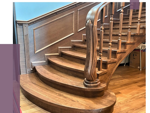 Дубовые лестницы под ключ в Сосновоборске от 178451 руб. — ПРОЛЁТ-Ссб