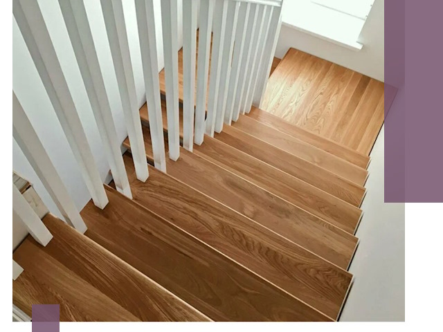 Лестницы из бука в Сосновоборске: изготовление, монтаж и демонтаж