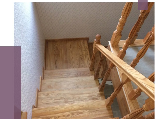 Сосновые лестницы в Сосновоборске под ключ от 8173 руб.  | ПРОЛЁТ-Ссб