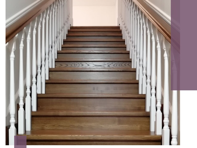 Лестницы из ясеня на заказ в Сосновоборске — изготовление и монтаж