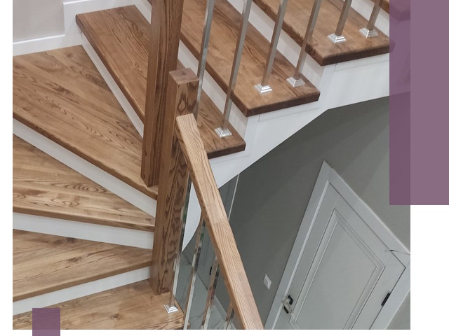 Обшивка металлических лестниц под ключ в Сосновоборске