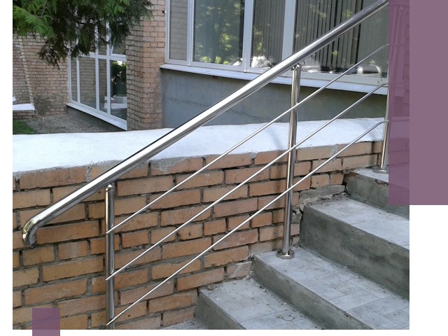 Перила из нержавеющей стали высокого качества в Сосновоборске