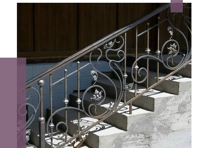 Кованые перила в Сосновоборске от 8793 руб. под ключ — качество от ПРОЛЁТ-Ссб