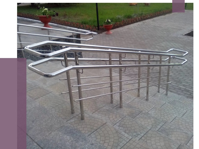 Перила для инвалидов в Сосновоборске от 7676 руб. под ключ | ПРОЛЁТ-Ссб