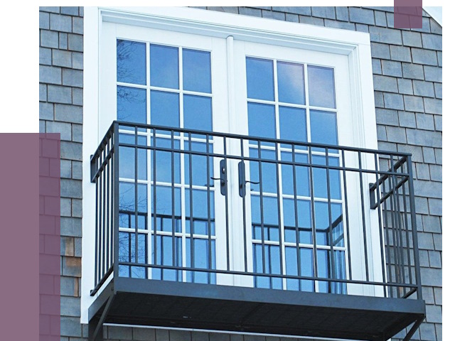 Французские балконы в Сосновоборске от 7500 руб. за м2