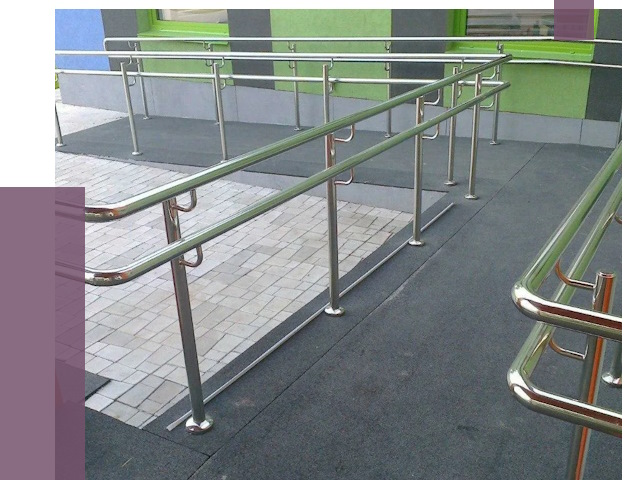 Ограждения пандусов в Сосновоборске от 4397 руб. монтаж | ПРОЛЁТ-Ссб