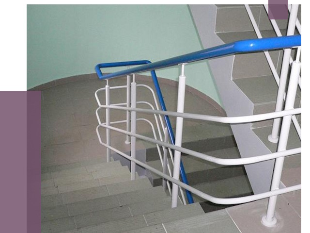 Перила в подъезде в Сосновоборске — установка и замена от 7500 руб. | ПРОЛЁТ-Ссб