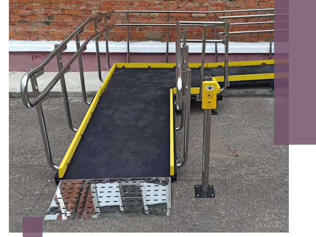 Изготовление наклонных пандусов для инвалидов в Сосновоборске