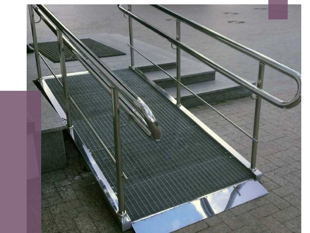 Монтаж пандусов для инвалидов в Сосновоборске от 8710 руб. под ключ | ПРОЛЁТ-Ссб