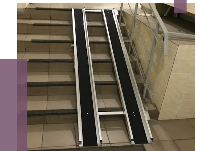 Установка пандуса в подъезд в Сосновоборске от 8069 руб. под ключ | ПРОЛЁТ-Ссб