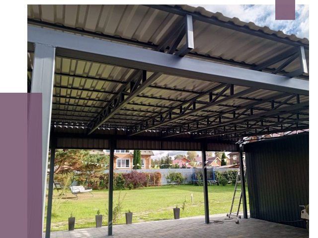 Монтаж навесов в Сосновоборске от 7448 руб. — установка навеса | ПРОЛЁТ-Ссб