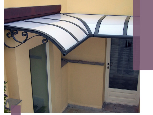 Монтаж козырьков любой сложности в Сосновоборске под ключ