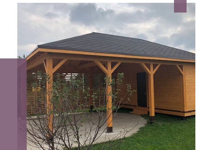 Навесы под ключ в Сосновоборске от 48880 руб.  | ПРОЛЁТ-Ссб