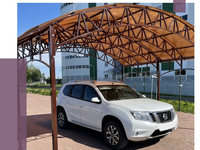 Недорогие навесы в Сосновоборске от 43449 руб. | ПРОЛЁТ-Ссб