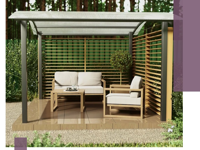 Навесы для дачи в Сосновоборске: изготовление, монтаж и демонтаж