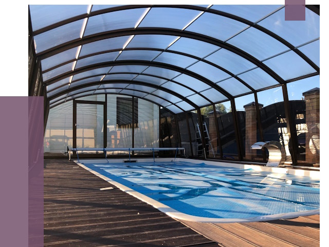 Навесы для бассейна в Сосновоборске от 16966 руб. под ключ | ПРОЛЁТ-Ссб