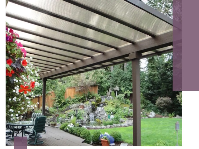 Навесы из поликарбоната под ключ в Сосновоборске быстро и надёжно