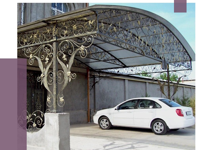 Кованые навесы в Сосновоборске от 14742 руб. | ПРОЛЁТ-Ссб