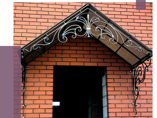 Металлические козырьки в Сосновоборске от 10811 руб. 