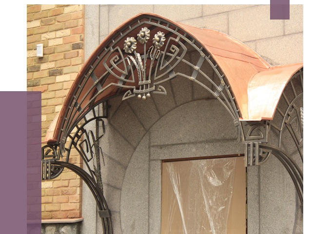 Арочные козырьки в Сосновоборске от 14742 руб. 