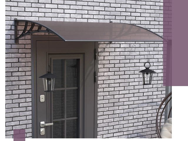 Недорогие козырьки и навесы под ключ в Сосновоборске