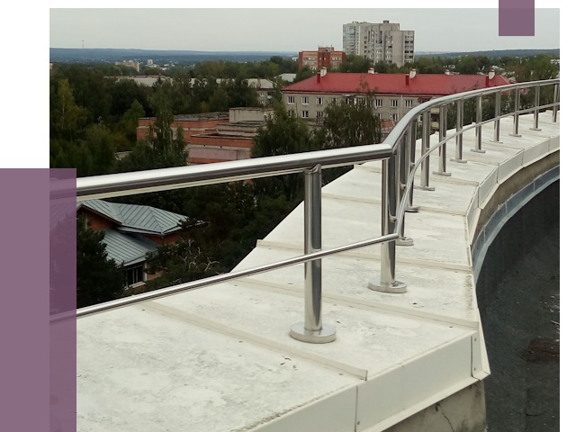 Парапеты и ограждения кровли в Сосновоборске от 5017 руб.