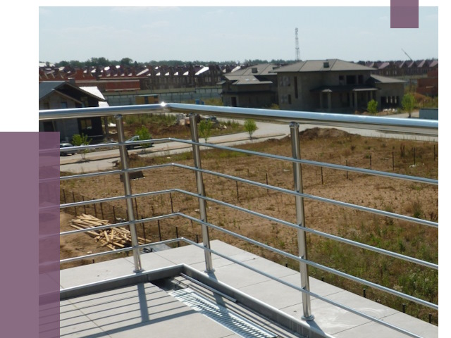 Парапеты из нержавеющей стали в Сосновоборске от 8069 руб. за м² | ПРОЛЁТ-Ссб