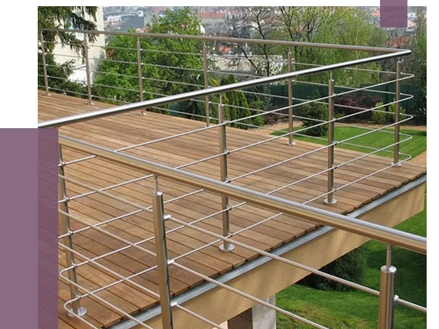 Алюминиевые парапеты в Сосновоборске под ключ от 7862 руб. 