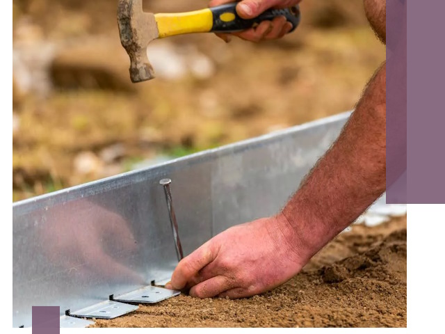 Монтаж металлических бордюров в Сосновоборске быстро и качественно