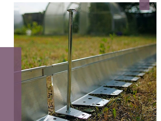 Металлические бордюры для газона в Сосновоборске от 4345 руб. | ПРОЛЁТ-Ссб